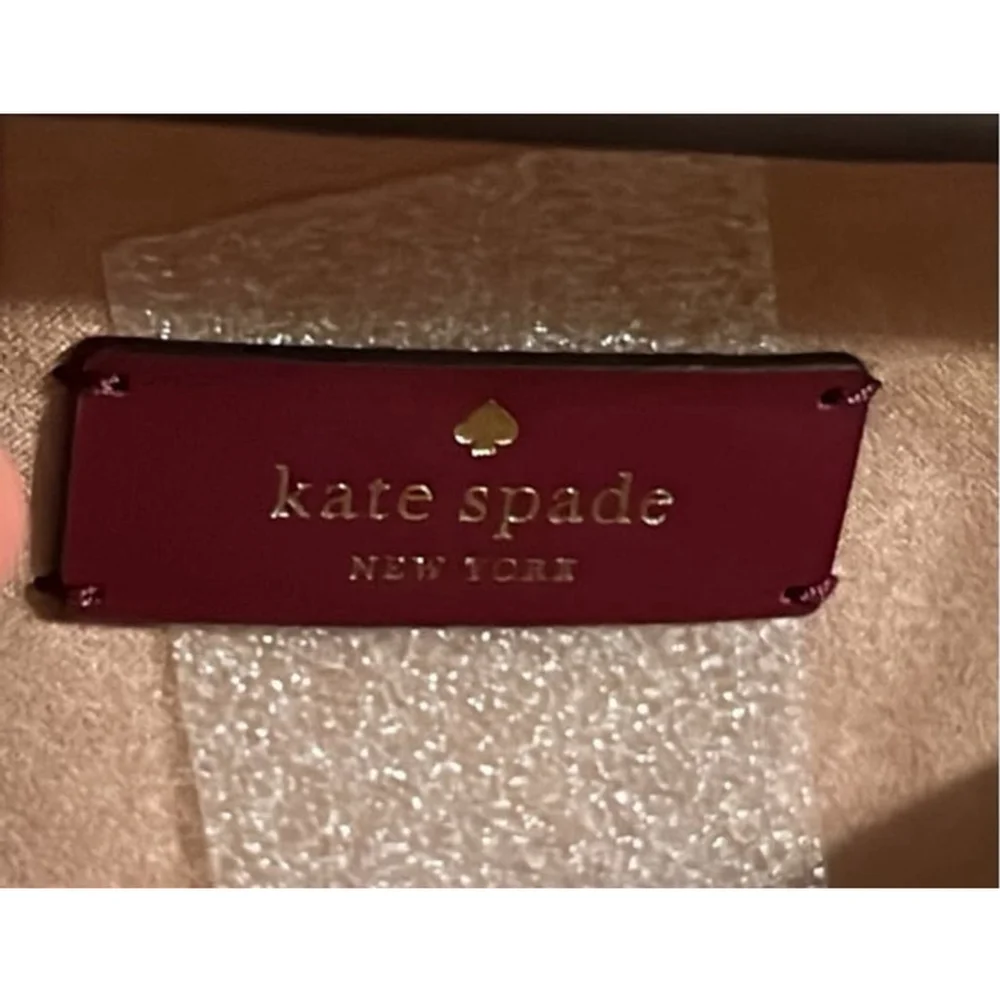Kate Spade Wrapping Party Gift Box Present Gold rose crossbody bag